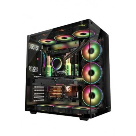 Gamepower Warcry Mid Atx Gaming Kasa (6 Argb Fan)